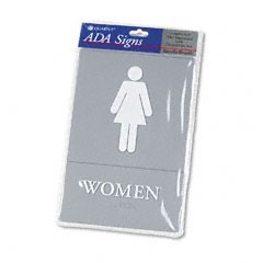 â€œwomenâ€ ada sign, 6W x 9H - 01417 