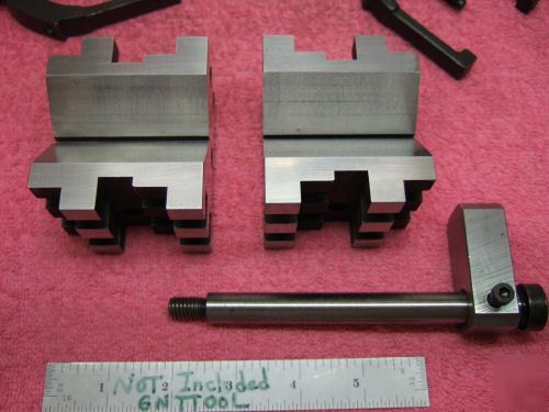 Starrett 568 v-blocks (2) w/clamps xlnt toolmaker 