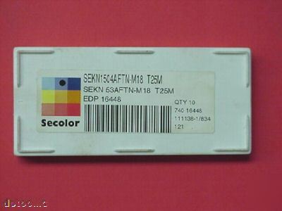 New 10PC sekn 53AFTN-M18 grade T25M millng insert seco