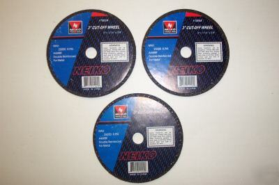 50 - 3''X1/16 x 3/8 cut off wheels discs blades tools