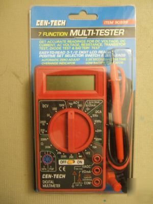 New lot of 3 brand 7 functions multimeters