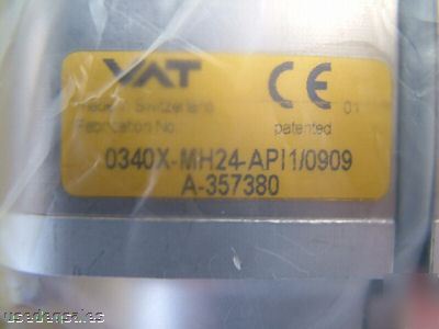 Vat monovat 5000 mkii rectangular slit valve 0340X-MH24