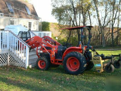 Nu canopy 4 tractor loader backhoe