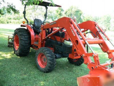 Nu canopy 4 tractor loader backhoe