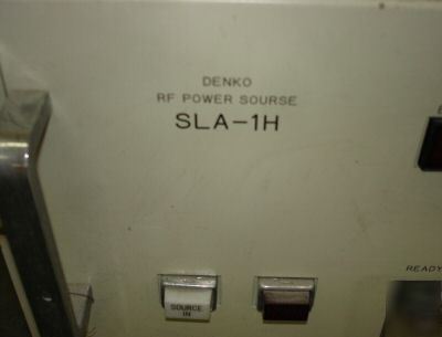 Denko sla-1H semifab rf power source supply unit psu 