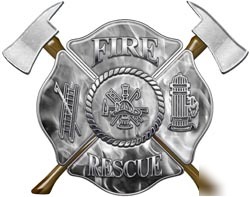 Firefighter decal reflective 2