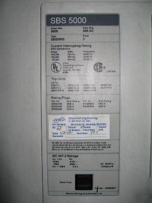 Siemens sbs 5000 SBS5050 SBS5050DV 5000 amp SB50TP02G