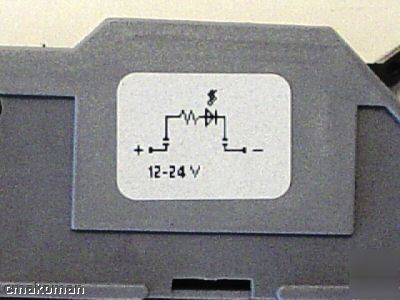 9 pcsautomation direct dinnectors fuse dn-F10L24 w/led