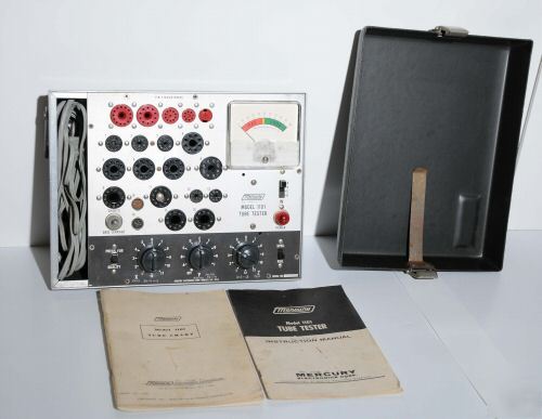 Mercury 1101 emission vacuum tube tester