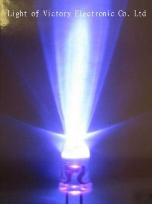 New 100 brightest 5MM ultra violet uv led 7,000MCD f/r