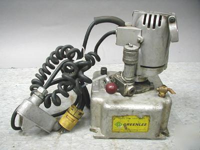 Greenlee 915 electric hydraulic pump