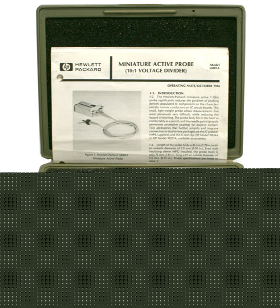 Hp agilent 54001A active probe 1GHZ 1.5M 1.5 meters
