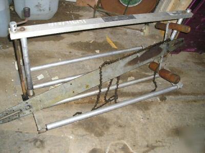 Sperber chainsaw mill 36 by 16 inch twin power head