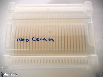 (25) 100MM neoceram wafers. sealed.