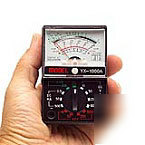 Analog multimeter pocket handheld multitester electric