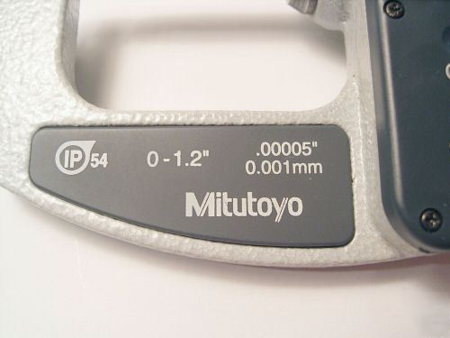 Mitutoyo quickmike micrometer 293-676 0-1.2