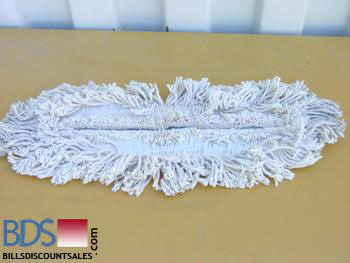 Zephyr white dust mop 5X18