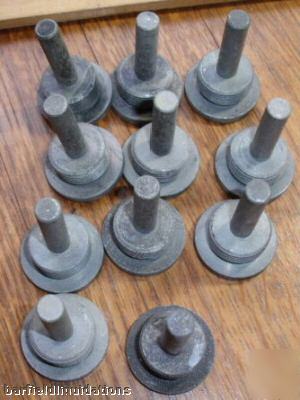 Bulk lot of 11 large set screws picts for measurements