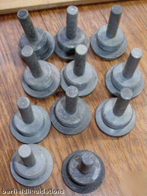 Bulk lot of 11 large set screws picts for measurements