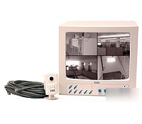 Focus video surveillance system w/4 cameras 