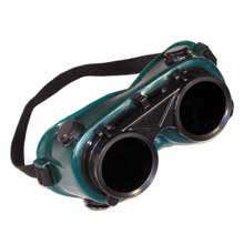 New welding goggles ~ special non fog flip up lens ~ 