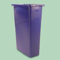 Slim jim 23-gallon rect. waste container-rcp 3540 gra