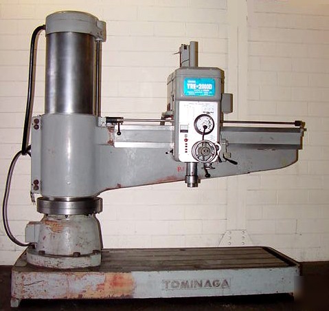 6.5' radial drill, tominga tre-2000 power ele