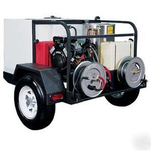 Pressure washer 4 gpm 3500 psi - 16 hp trailer mounted