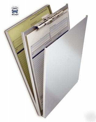 Saunders silver style a forms holder clipboard - 8.5X12