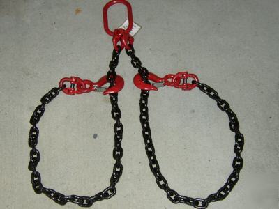 New lifting/hoist/chain sling/two choker leg x 5 ft 