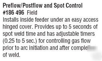 New miller 186496 preflow/postflow and spot meter - 