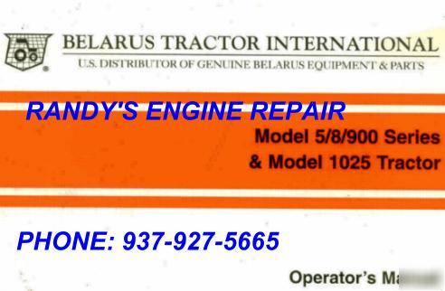 Operators manual belarus 510 512 530 532 505 tractor