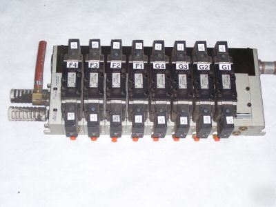 Smc 8 station air valve pack