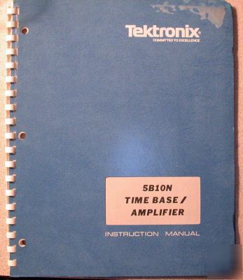 Tek 5B10N original oem instruction manual (ops & serv)