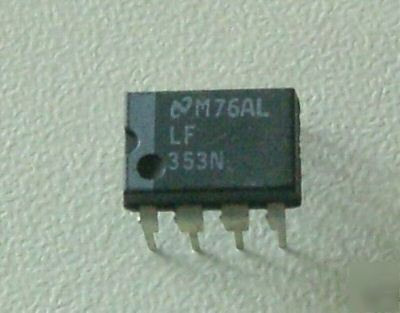 10 pcs n.s LF353 dual jeft input op amp ic chips