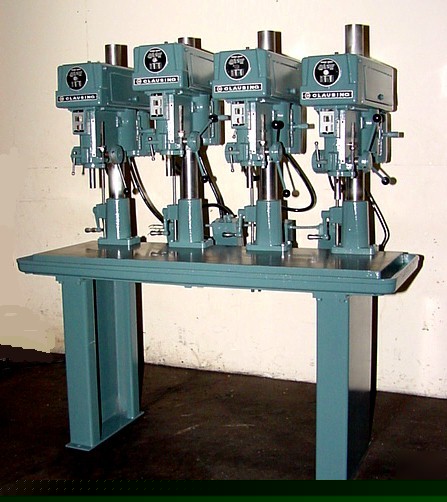 4 multi-spindle drill, clausing 1639 15