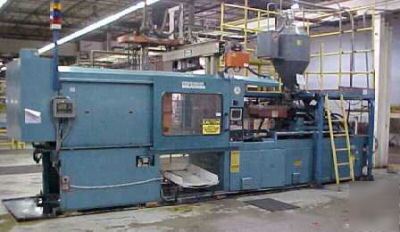 400 ton, 34 oz. cincinnati injection molding machine'89