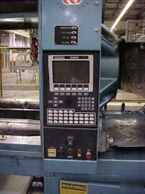 400 ton, 34 oz. cincinnati injection molding machine'89