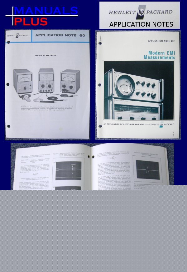Hp app note 150B: using the 8557A + 8558B spec ans