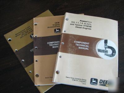 John deere 0.9,1.1,1.5,2.0L& yanmar 4TNE98 tech manual