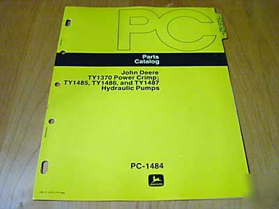 John deere hydraulic pump crimper parts manual jd