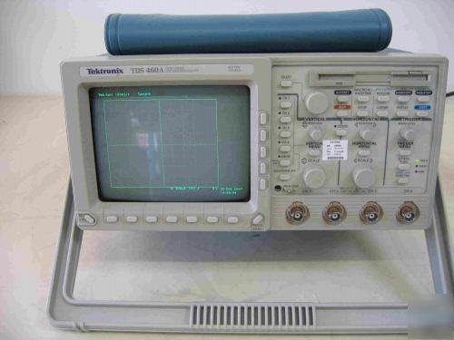 Tektronix TDS460A oscilloscope, 400 mhz, 4CH., options