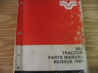 Versatile 895 tractor parts manual 1981