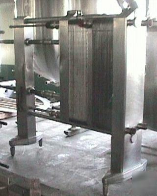 Apv paraflow plate type sanitary heat exchanger