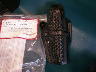 Gould goodrich triple rt duty gun holster K341-596W s&w