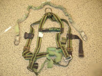 Miller safety harness, lineman, tools, no 