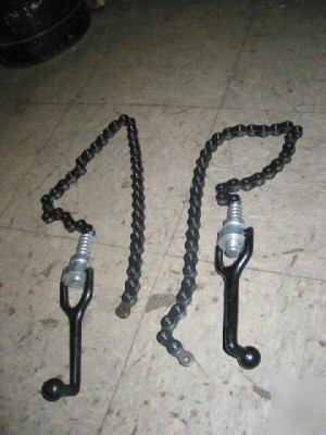 New greenlee - 2 puller hold down chains 