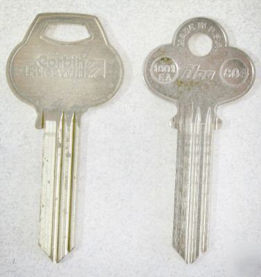 Corbin russwin original 6 pin key blank-kwy 27=1001EA