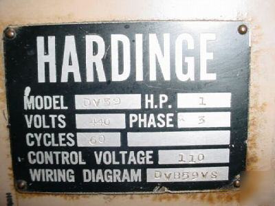 Hardinge dv-59 high persicion lathe,variable speed