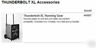 Miller 043927 thunderbolt xl running gear